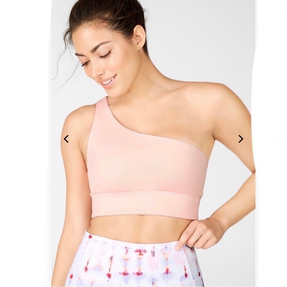 Fabletics Harlow One Shoulder Reversible Sports Bra - Picture 3 of 9